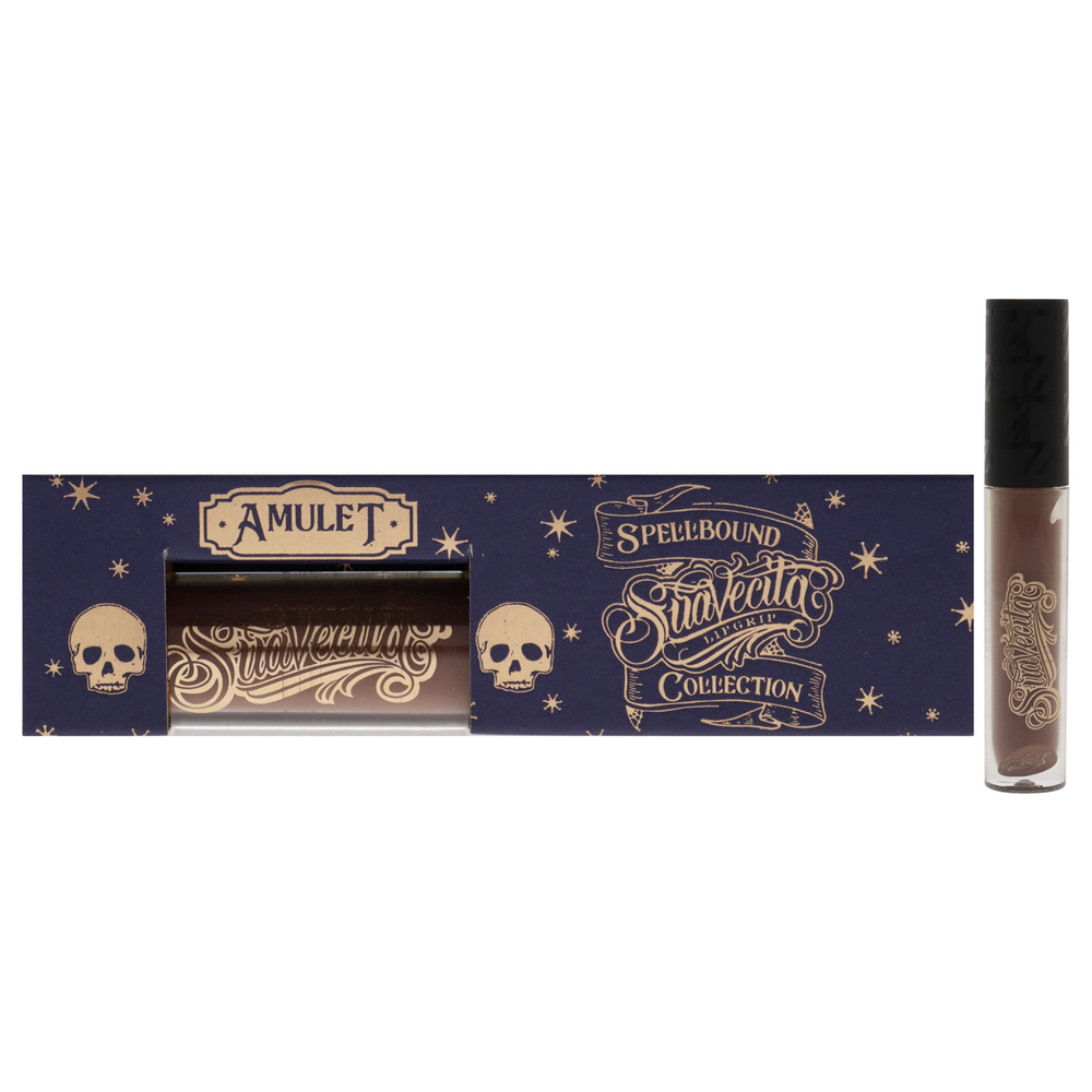 Lipgrip Matte Liquid Lipstick-Amulet by Suavecito for Women-0.149 oz Lipstick
